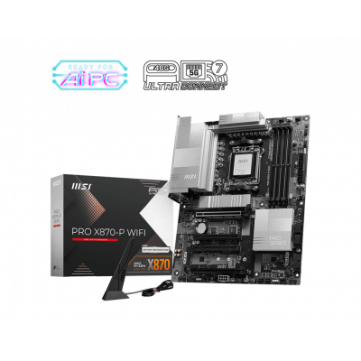 Материнская плата MSI PRO X870-P WIFI AM5 X870 4xDDR5 4xSATA3 RAID 4xM.2 HDMI DP ATX