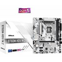 Материнская плата ASRock B760M-HDV/M.2 LGA1700 2xDDR5 4xSATA RAID M.2 VGA HDMI DP mATX