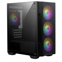 Компьютерный корпус MSI MAG FORGE M100R mATX/Mini-ITX  2xUSB2.0 USB3.2 Audio 4x ARGB FAN mATX