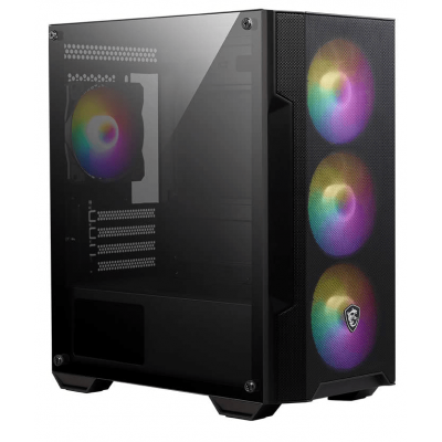 Компьютерный корпус MSI MAG FORGE M100R mATX/Mini-ITX  2xUSB2.0 USB3.2 Audio 4x ARGB FAN mATX