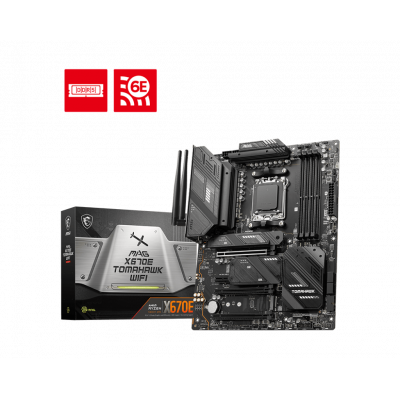 Материнская плата MSI MAG X670E TOMAHAWK WIFI AM5 X670 4xDDR5 4xSATA3 RAID 4xM.2 HDMI DP ATX