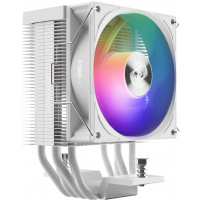 Вентилятор для процессора PCCooler R400 ARGB WH TDP 180W 4-pin 115X/1200/1700/AM4/AM5 Белый