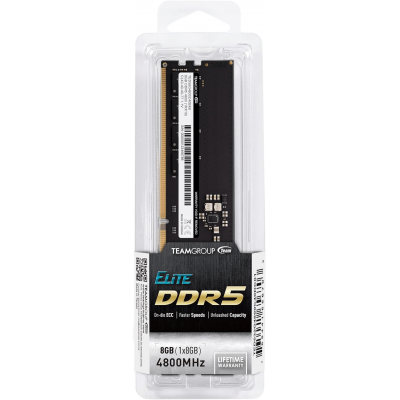 Оперативная память  8GB 4800MHz DDR5 Team Group ELITE PC5-38400 TED58G4800C4001