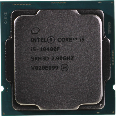 CPU Intel Core i5-10400F 2,9GHz (4,3GHz) 12Mb 6/12 Core Comet Lake 65W FCLGA1200 Tray