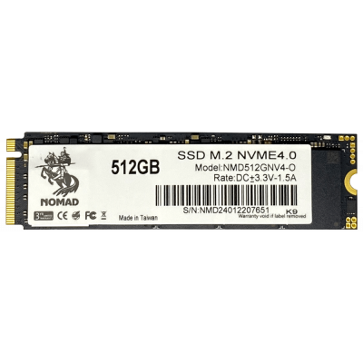 Твердотельный накопитель  512GB SSD NOMAD M.2 2280 PCIe4.0 NVMe R4900MB/s W2180MB/s NMD512GNV4-O