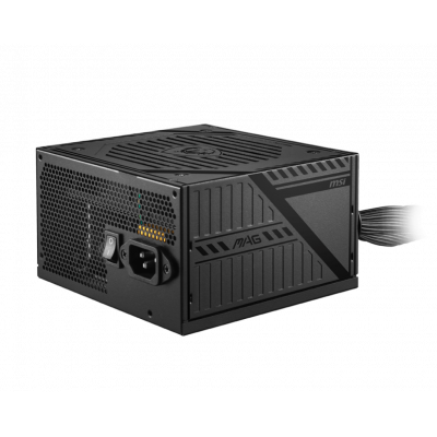 Блок питания MSI MAG  A650BNL 650W Active PFC, 80+ BRONZE, Non Modular, Black, MAG A650BNL