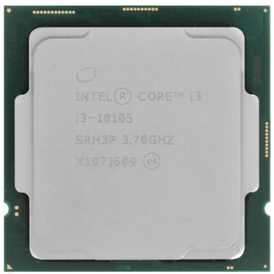 CPU Intel Core i3-10105 3,7GHz (4,4GHz) 6Mb 4/8 Core Comet Lake Intel® UHD 630 65W FCLGA1200 Tray