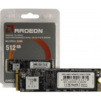 Твердотельный накопитель  512GB SSD AMD RADEON R5 M.2 2280 PCl-E R2000MB/s, W1600MB/s R5MP512G8