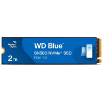 Твердотельный накопитель 2000GB SSD WD BLUE SN580 PCIe M.2 (2280) R4150Mb/s, W4150MB/s WDS200T3B0E