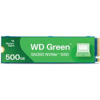 Твердотельный накопитель  500GB SSD WD GREEN SN350 M.2 2280 NVMe x4 R2400Mb/s W1500Mb/s WDS500G2G0C