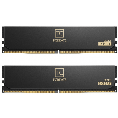 Оперативная память 32GB Kit (2x16GB) 6000MHz DDR5 TeamGroup EXPERT CL38 Black CTCED532G6000HC38ADC01
