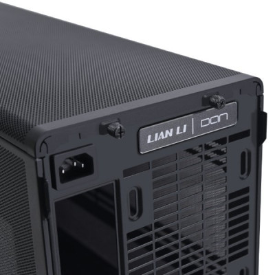 Корпус Lian Li A3-mATX B-W mATX/ITX G99.A3X-WD.00 БП ATX/SFX/SFX-L/Edge PSU, Черный-Дерево