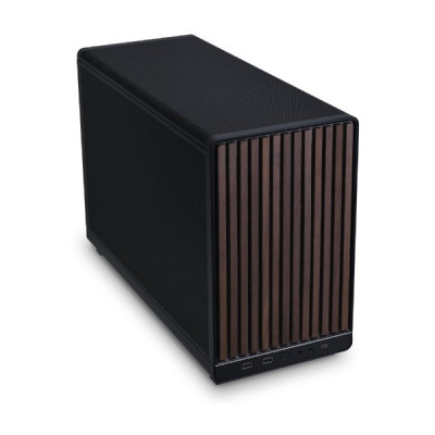 Корпус Lian Li A3-mATX B-W mATX/ITX G99.A3X-WD.00 БП ATX/SFX/SFX-L/Edge PSU, Черный-Дерево