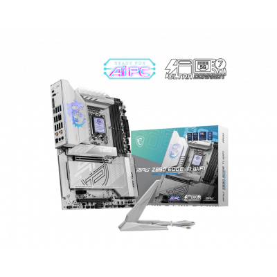 Материнская плата MSI MPG Z890 EDGE TI WIFI LGA1851 4xDDR5 4xSATA3 RAID 5xM.2 1xHDMI 2xThunder ATX