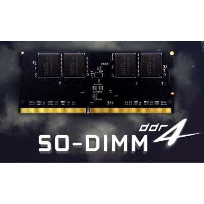 Оперативная память для ноутбука 16Gb DDR4 2400Hz GEIL PC4-19200 SO-DIMM 17-17-17-39 GS416GB2400C17S