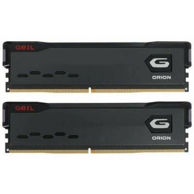 Оперативная память 32GB Kit (16GBx2) GEIL DDR4 2666MHz ORION GOG432GB2666C19DC Titanium Grey