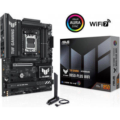 Материнская плата ASUS TUF GAMING B850-PLUS WIFI AM5 4xDDR5 4xSATA 3xM.2 HDMI DP USB-C ATX