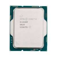 CPU Intel Core i3-12100F 3.3/4.3GHz (4.3GHz) 4/8 Alder Lake 58W FCLGA1700 OEM