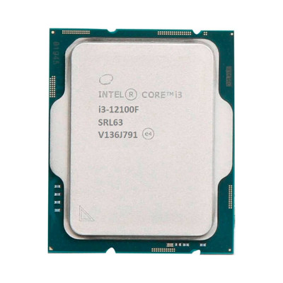 CPU Intel Core i3-12100F 3.3/4.3GHz (4.3GHz) 4/8 Alder Lake 58W FCLGA1700 OEM