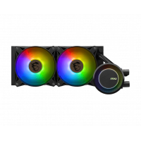 Водяное охлаждение для CPU MSI MAG CORELIQUID E240. Socket Intel/AMD, 4pin, Fan 2x120см, ARGB, Black
