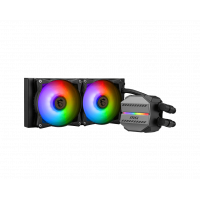 Водяное охлаждение для CPU MSI MAG CORELIQUID M240. Socket Intel/AMD, 4pin, Fan 2x120см, ARGB, Black