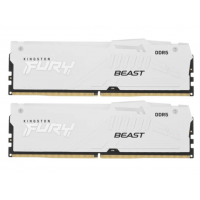 Оперативная память  64GB Kit (2x32) DDR5 6000MHz Kingston FURY Beast White RGB XMP KF560C30BWAK2-64