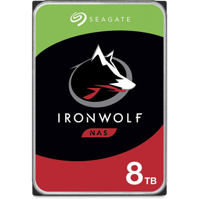 Жесткий диск для NAS систем  8Tb HDD Seagate IronWolf SATA 6Gb/s 7200rpm 3.5
