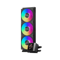 Водяное охлаждение для CPU PCCooler DC360 Pro ARGB Display BK 280W 1200/1700/1851/AM4/AM5 Черный