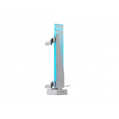 Вертикальный ARGB держатель Видеокарты MSI MPG ARGB GRAPHICS CARD STAND 3-pin ARGB White