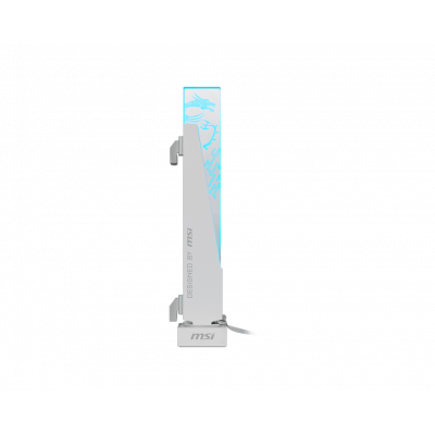Вертикальный ARGB держатель Видеокарты MSI MPG ARGB GRAPHICS CARD STAND 3-pin ARGB White