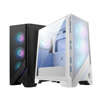 Компьютерный корпус MSI MAG FORGE 320R AIRFLOW WHITE ATX/mATX/Mini-ITX 2x3.5