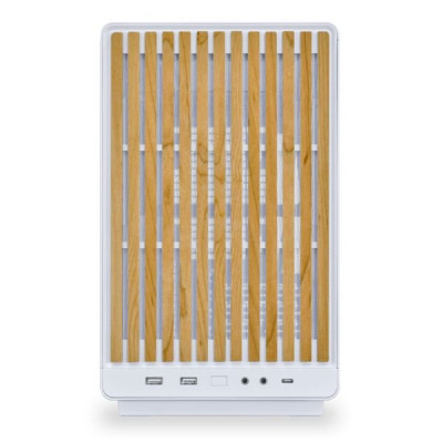 Корпус Lian Li A3-mATX W-W mATX/ITX G99.A3W-WD.00 БП ATX/SFX/SFX-L, LIAN LI Edge PSU, Белый-Дерево