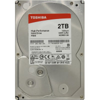 Жесткий диск HDD  2Tb TOSHIBA P300 SATA 6Gb/s 7200rpm 64Mb 3.5