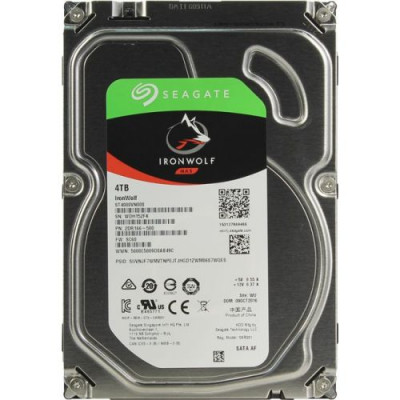 Жесткий диск для NAS систем  4Tb HDD Seagate IronWolf SATA 6Gb/s 5900rpm 3,5
