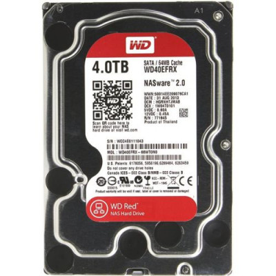 Жесткий диск для NAS систем HDD  4Tb Western Digital RED SATA 6Gb/s 3.5