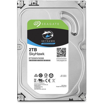 Жесткий диск для видеонаблюдения  2Tb Seagate SkyHawk SATA3 3.5