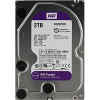 Жесткий диск для видеонаблюдения HDD  2Tb Western Digital Purple SATA 6Gb/s 64Mb 3,5
