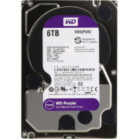 Жесткий диск для видеонаблюдения HDD  6Tb Western Digital Purple SATA 6Gb/s 64Mb 3,5