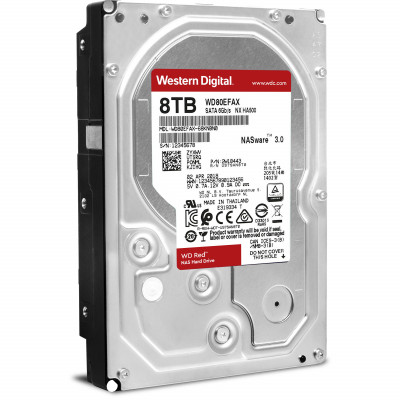 Жесткий диск для NAS систем HDD  8Tb Western Digital RED SATA 6Gb/s 3.5