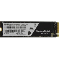 Твердотельный накопитель  500GB SSD WD BLACK NVMe  M.2 PCI-E Gen3x4 R3400Mb/s, W2500MB/s WDS500G2X0C