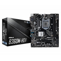 Материнская плата ASRock B360M-HDV LGA1151 2xDDR4 6xSATA3 1xUM.2 D-Sub DVI HDMI 3xPCI-E3.0 mATX Материнская плата ASRock B360M-HDV LGA1151 2xDDR4 6xSATA3 1xUM.2 D-Sub DVI HDMI 3xPCI-E3.0 mATX