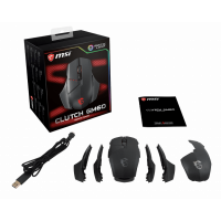 Мышь MSI Clutch GM60 GAMING Mouse USB2.0/RGB подстветка/Вес 115г./кабель 2м/Черный