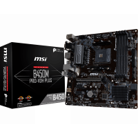 Материнская плата MSI B450M PRO-VDH PLUS AM4 B450 4xDDR4 4xSATA3 1xM.2 VGA DVI HDMI mATX