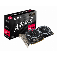 Видеокарта MSI  Radeon RX 580, 8GB GDDR5 256-bit 1xDVI 2xHDMI 2xDP RX 580 ARMOR 8G OC