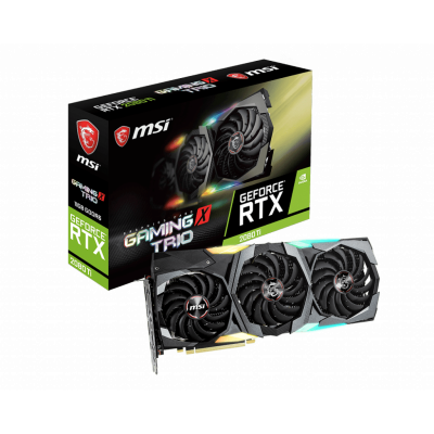 Видеокарта MSI GeForce RTX2080Ti, 11GB GDDR6 352-bit 1xHDMI 3xDP 1xUSB RTX 2080 Ti GAMING X TRIO