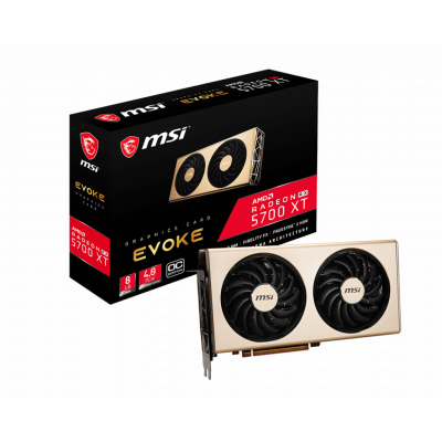 Видеокарта MSI  Radeon RX 5700 XT, 8GB GDDR6 256-bit 1xHDMI 3xDP RX 5700 XT EVOKE OC