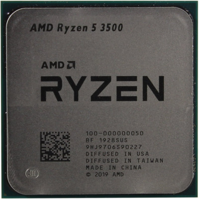 Процессор AMD Ryzen 5 3500 3,6Гц (4,1ГГц Turbo), AM4, 7nm, 6/6,  L2 3Mb, L3 16Mb, 65W, OEM