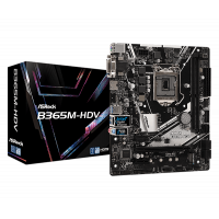 Материнская плата ASRock B365M-HDV 1151 2xDDR4 6xSATA3 1xUM.2 D-Sub DVI HDMI mATX