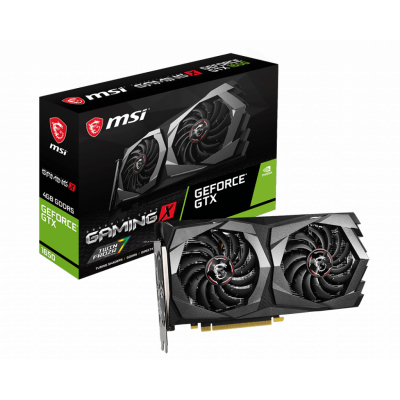 Видеокарта MSI GeForce GTX1650, 4GB GDDR5 128-bit 1xHDMI 2xDP GTX 1650 GAMING X 4G
