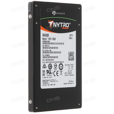 Твердотельный накопитель  960GB SSD Seagate Nytro 1551 2.5” SATA R/W 560/535MB/s XA960ME10063